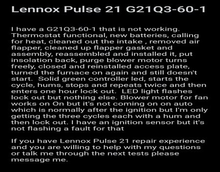 lennox g21q3601 pulse 21